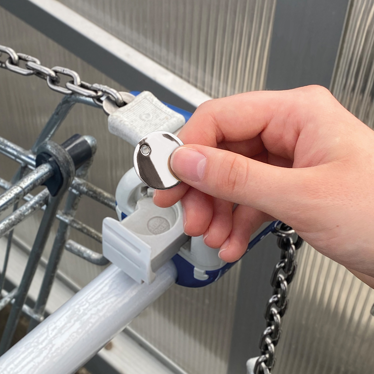 Metall-Karabinerhaken "Sigma" als Werbeartikel mit Logo bedrucken