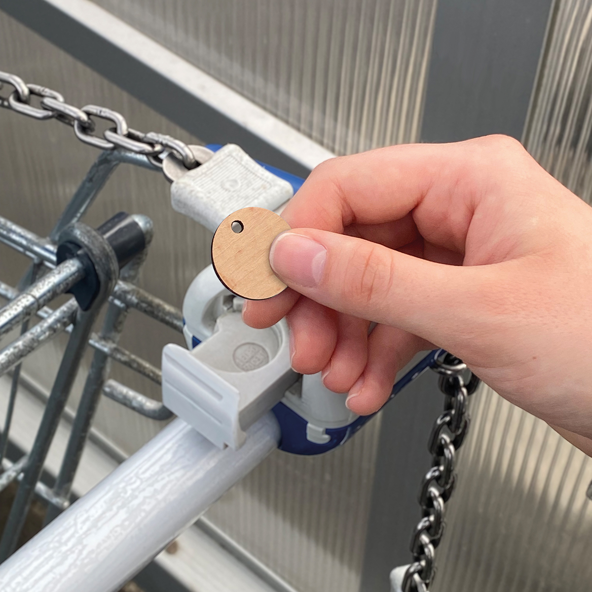 Metall-Karabinerhaken "Kappa" als Werbeartikel mit Logo bedrucken