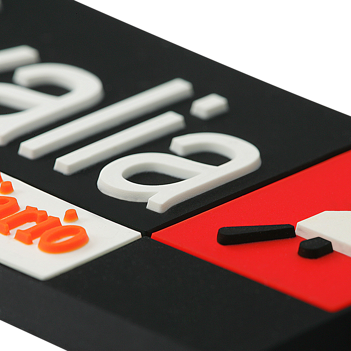 Soft-PVC-Schlüsselanhänger, 71-80 mm als Werbeartikel mit Logo bedrucken
