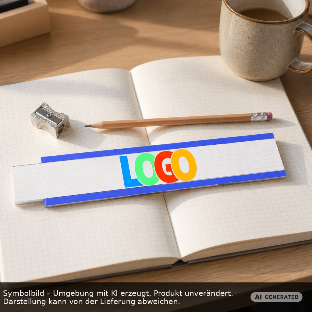 Zollstock Holz "Colour" als Werbeartikel mit Logo bedrucken